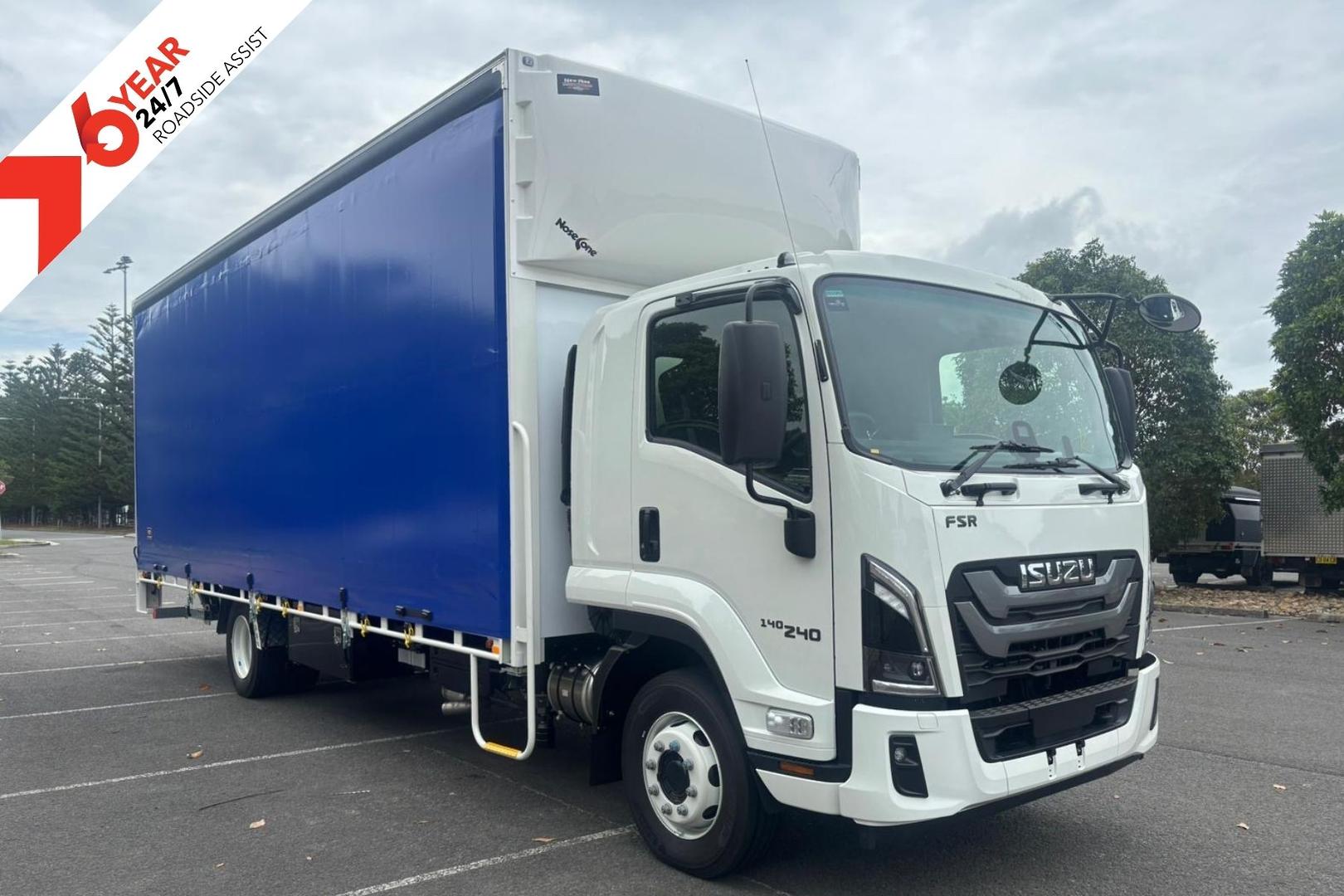2025 Isuzu F Series FSR 140/120-240 AM R56 NEW AGE 12 Pallet Taughtliner and Tailgate