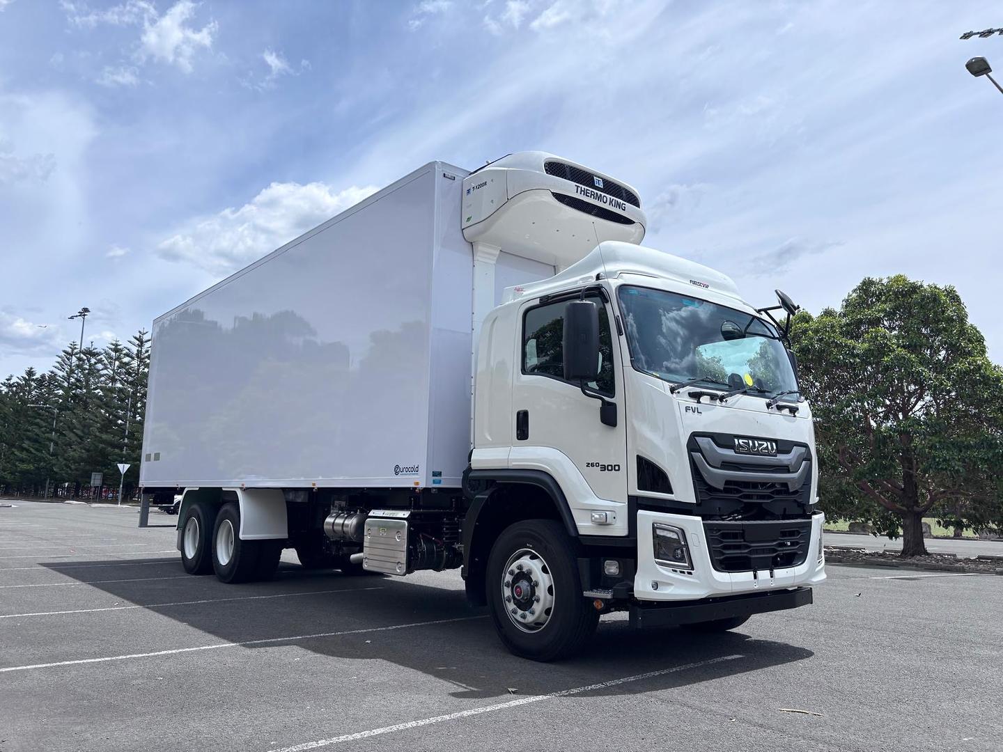 2025 Isuzu F Series FVL 260-300 AT R67 Eurocold 14 Pallet Fridge Truck image 13
