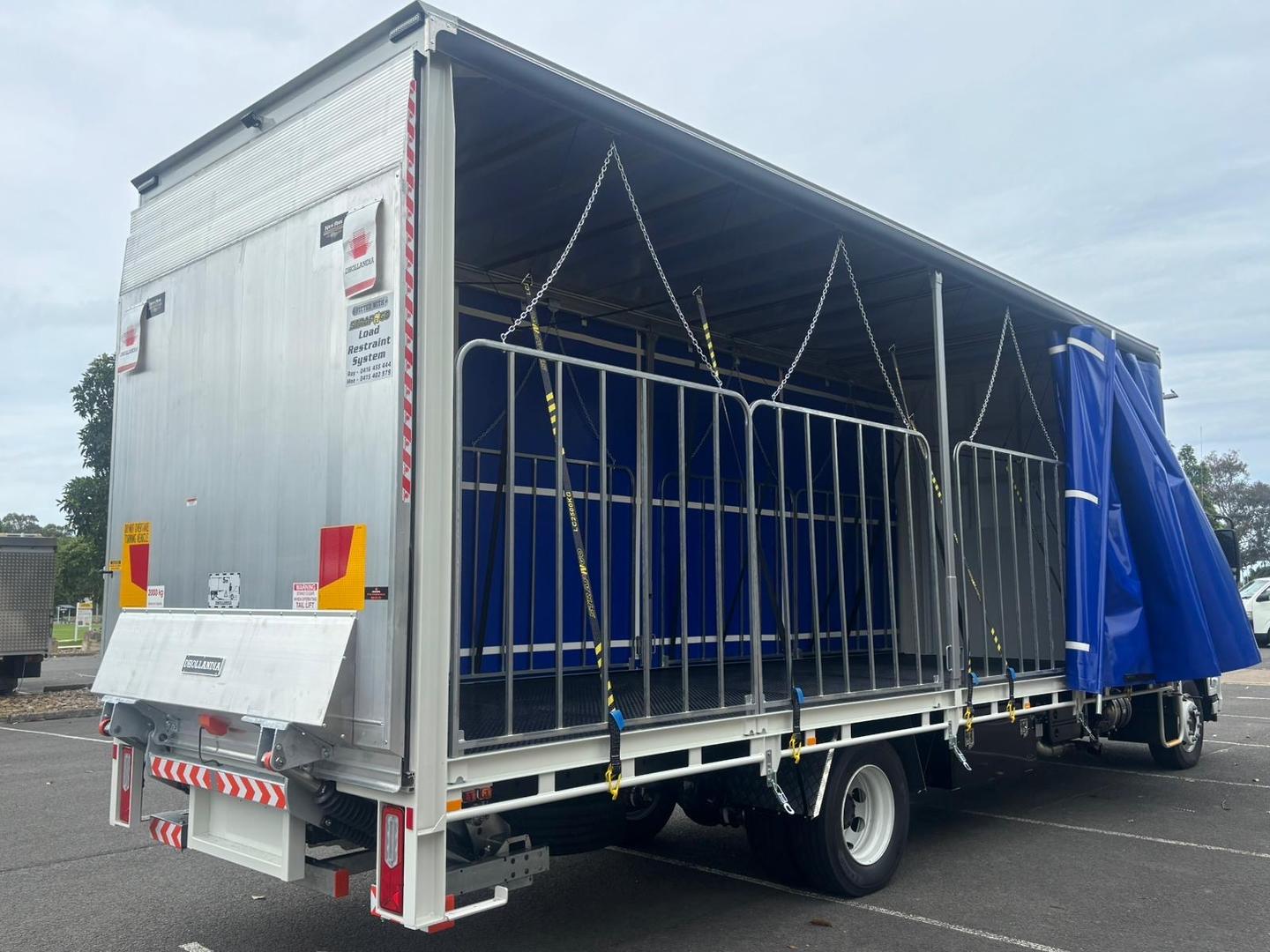 2025 Isuzu F Series FSR 140/120-240 AM R56 NEW AGE 12 Pallet Taughtliner and Tailgate image 2