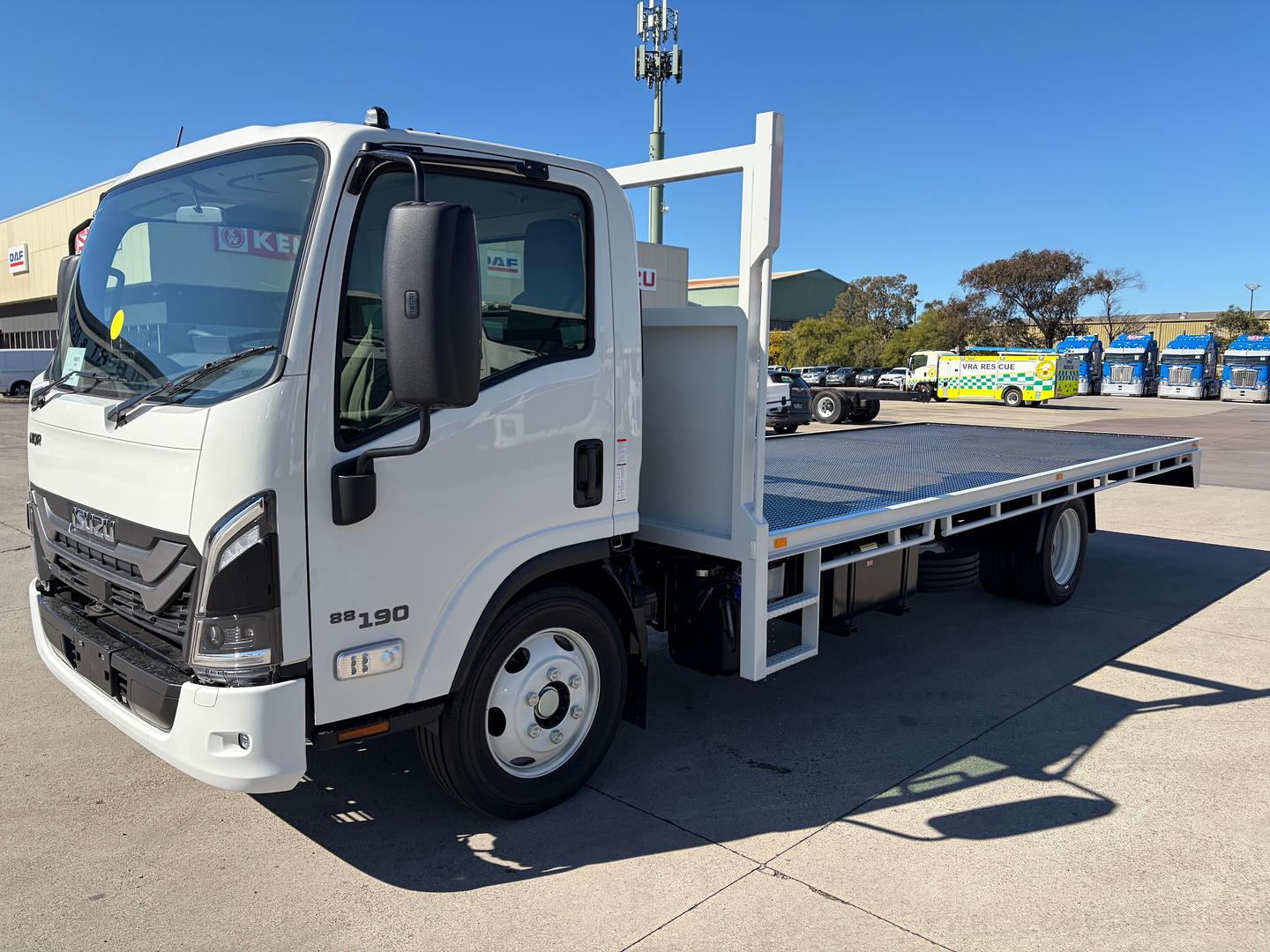 2026 Isuzu N Series NQR 88/80-190 AM D45 Steel Flat Tray image 4