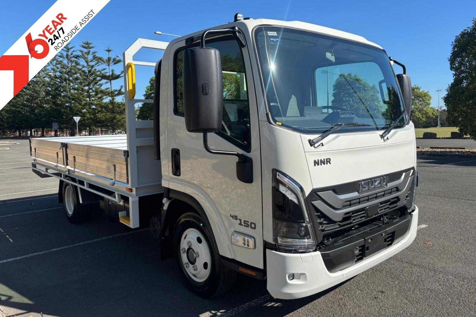2025 Isuzu N Series NNR 45-150 DT D34 Steel Tray with Aluminium Dropsides