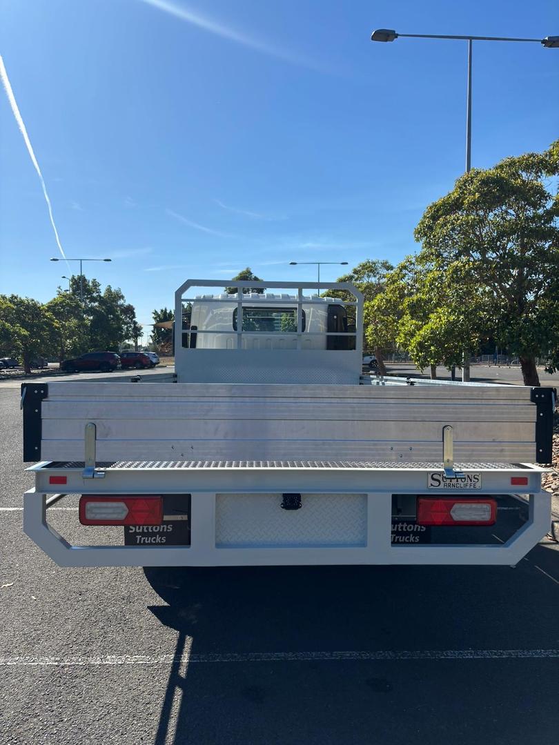2025 Isuzu N Series NNR 45-150 DT D34 Steel Tray with Aluminium Dropsides image 5