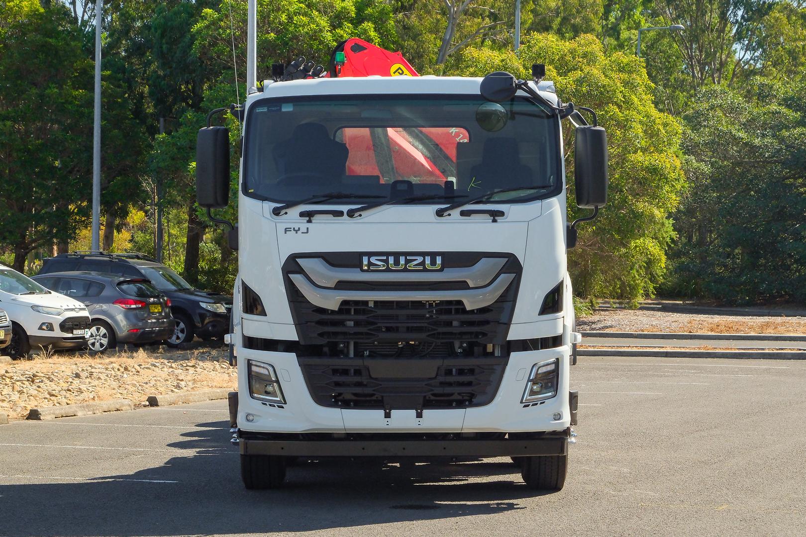 2025 Isuzu F Series FYJ 320-355 AT R67 10x4 Palfinger Hook and Crane Combo image 8