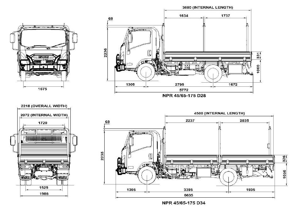 2026 Isuzu N Series NPR 45/65-175 MT D34 Tradepack Factory Trade Pack image 9
