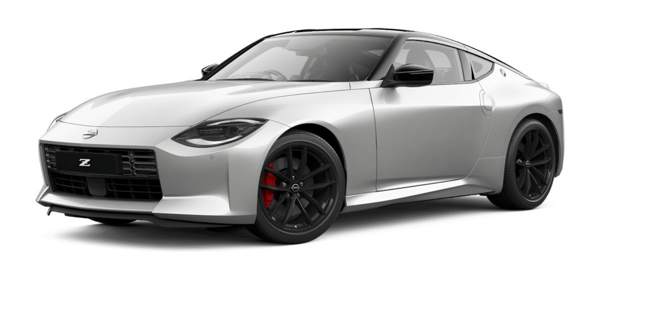 Nissan Z Glacier Silver with Super Black Roof