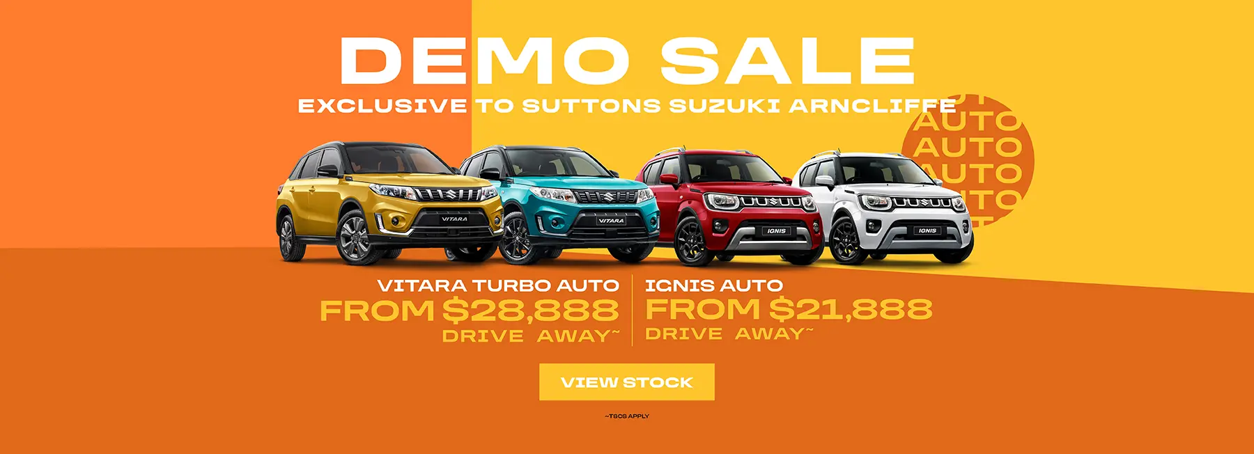 Demo sale