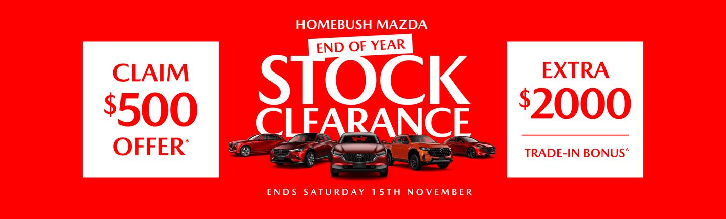 EOY Stock clearance