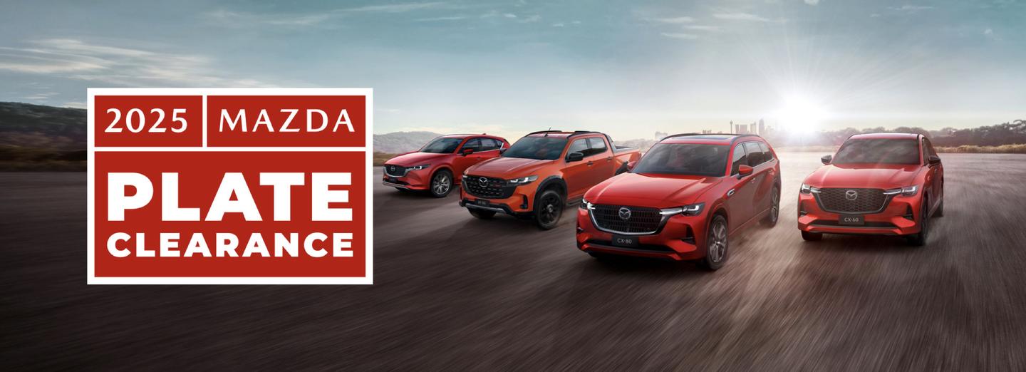 2025 Mazda Plate Clearance