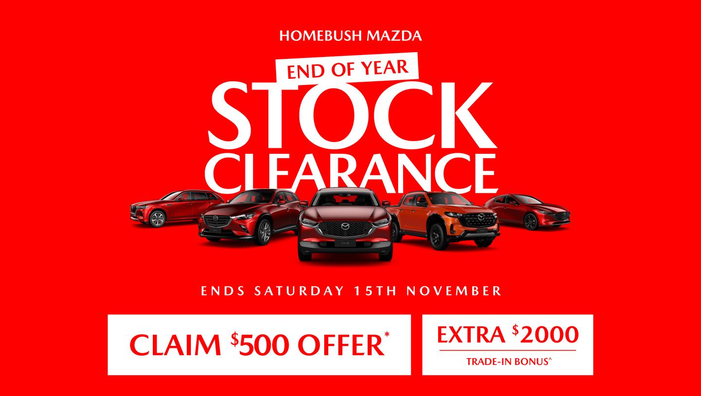 EOY Stock clearance