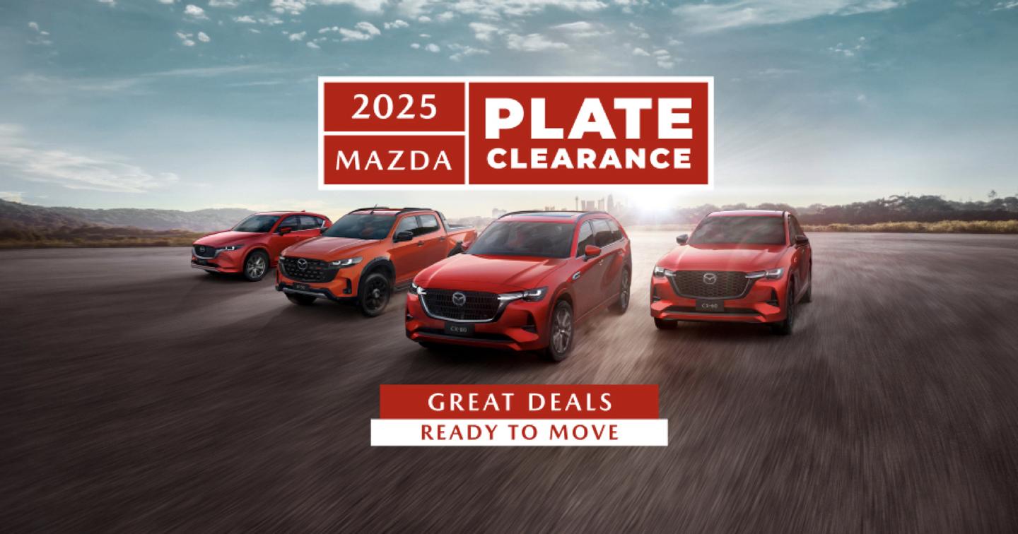 2025 Mazda Plate Clearance