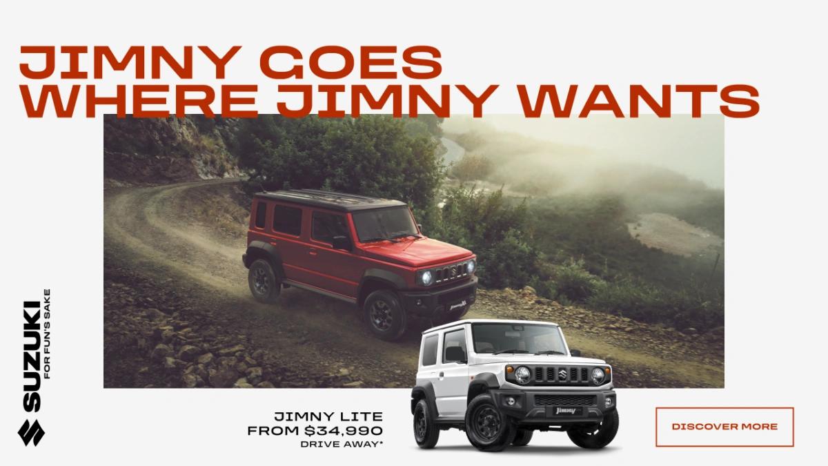 Jimny goes where jimny wants