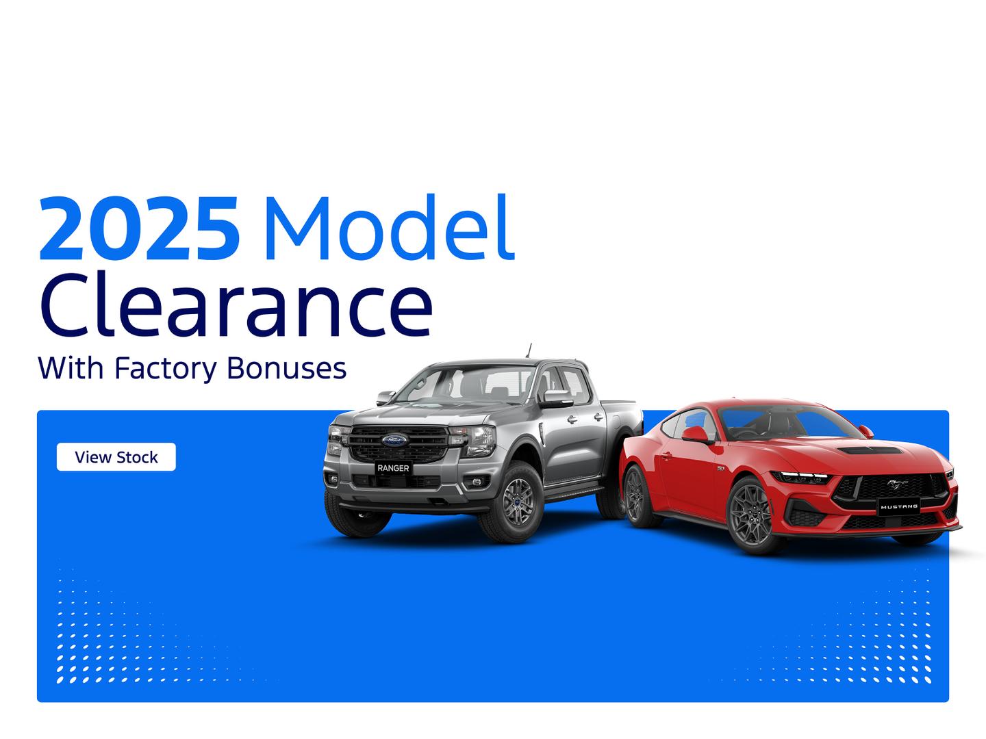 2025 Model Clearance
