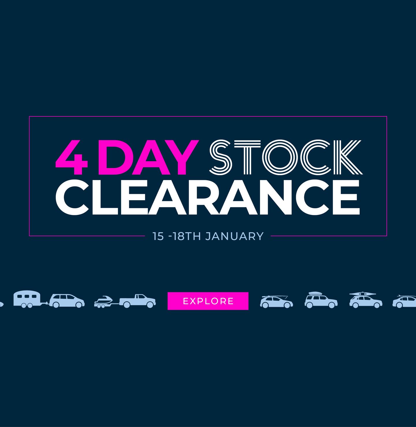 4 Day Stock Clearnce