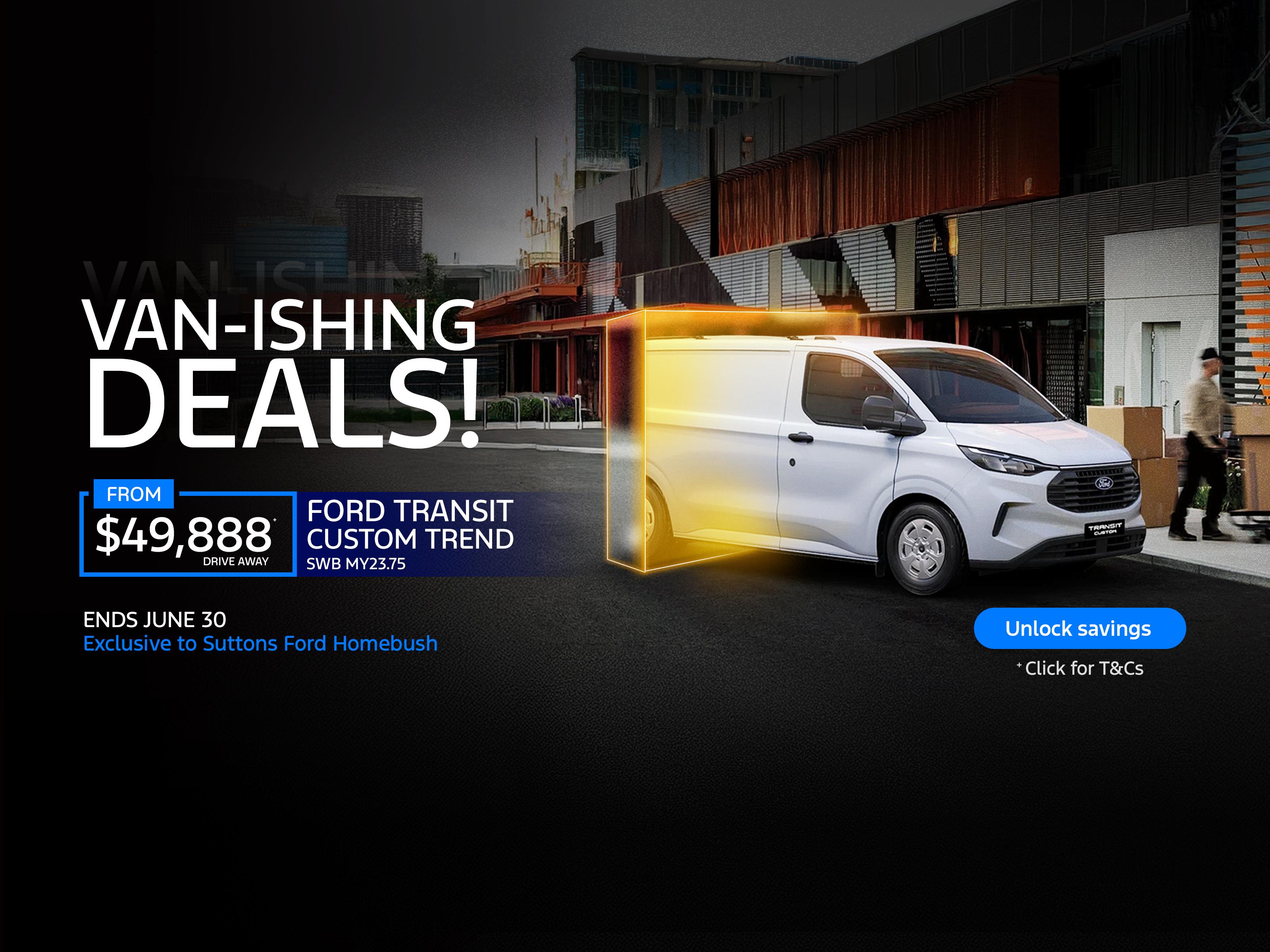Vanishing deals