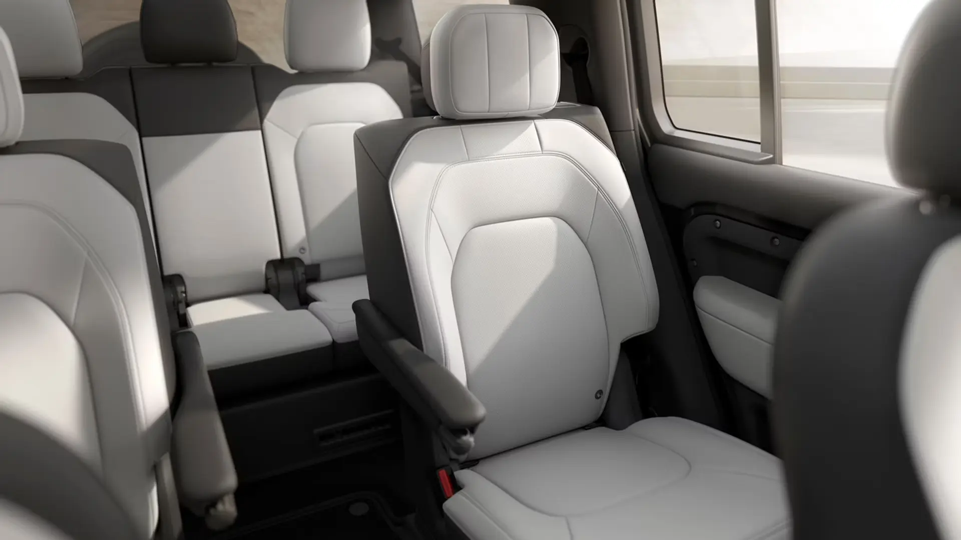 Defender 130 interior seats