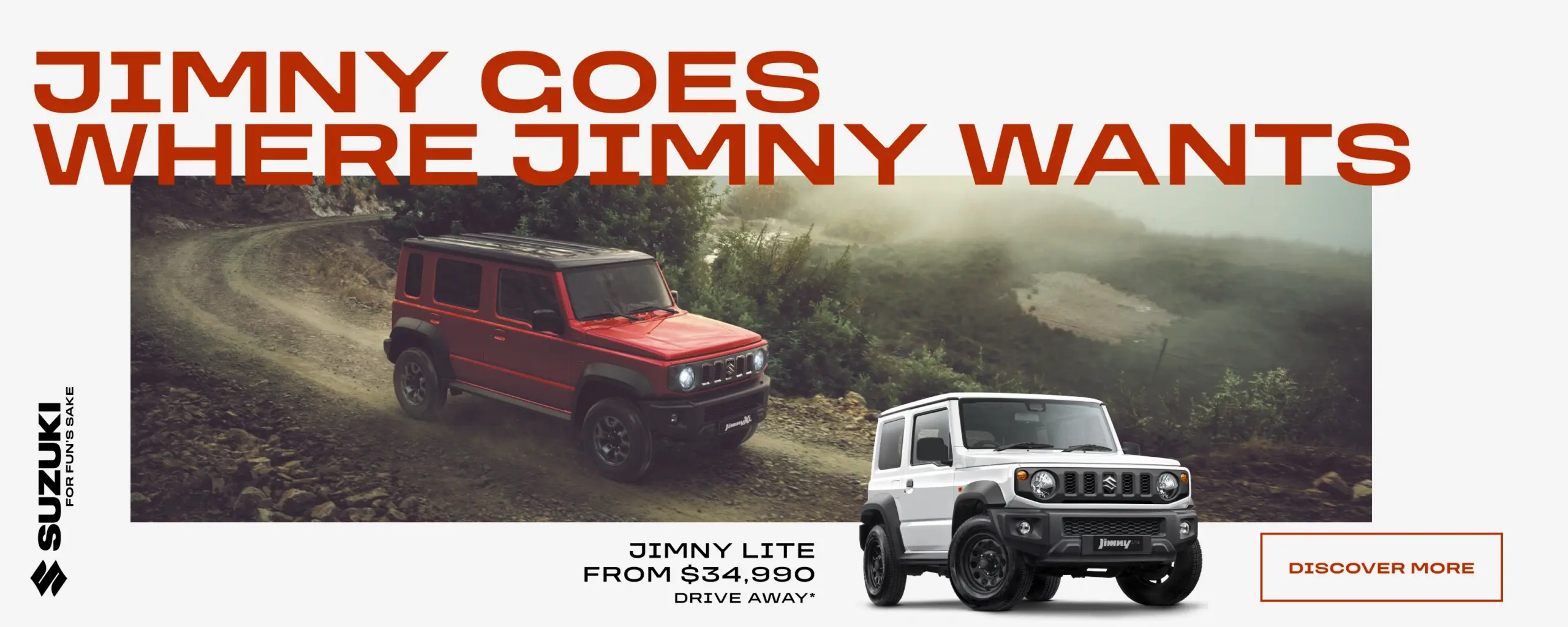 Jimny goes where jimny wants