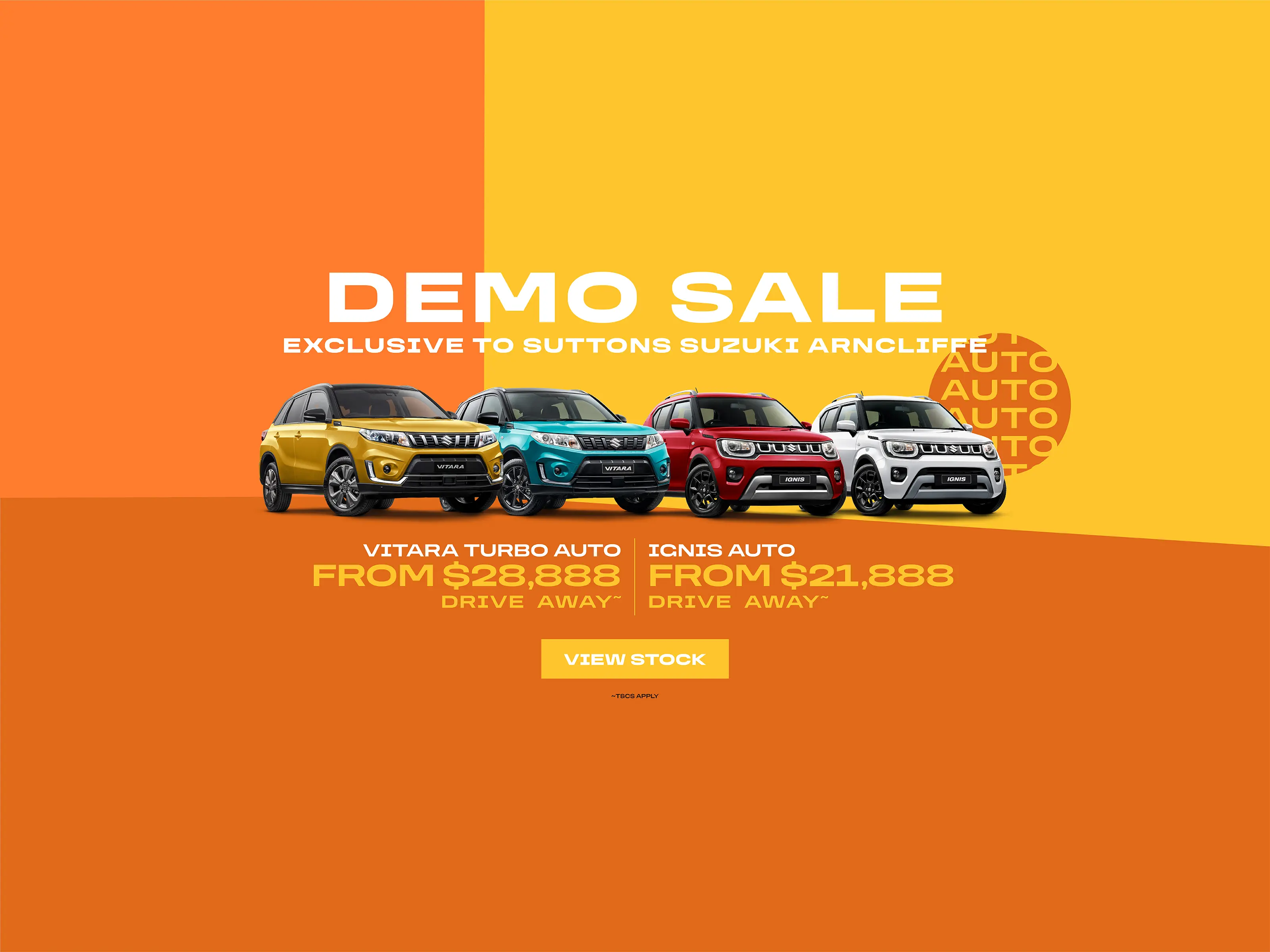 Demo sale