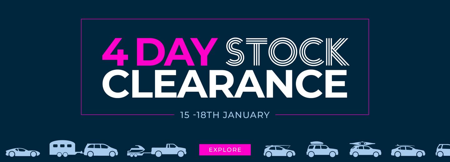 4 Day stock clearnce