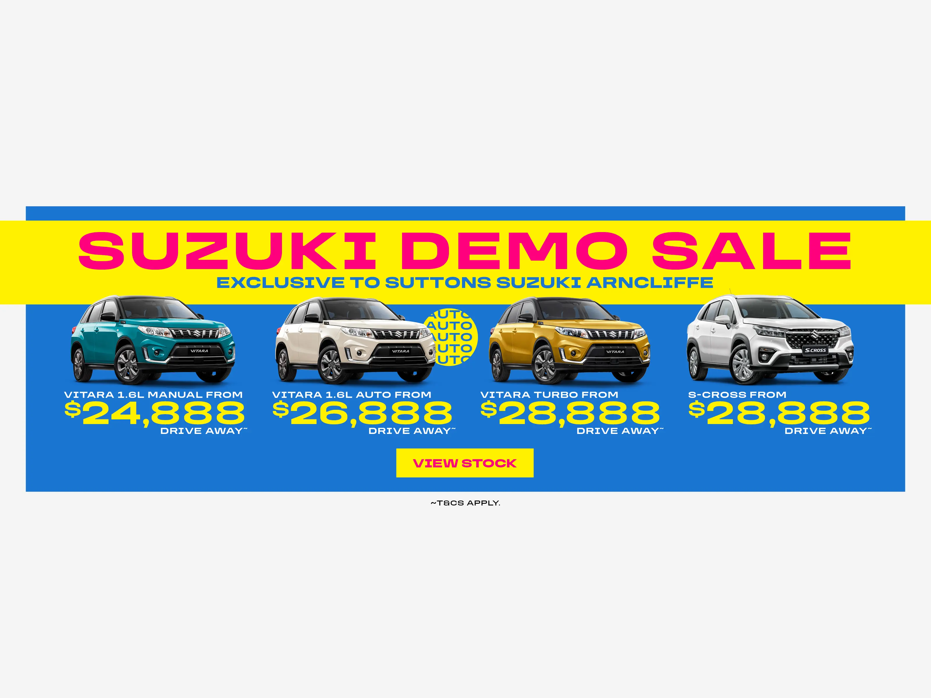 Demo sale