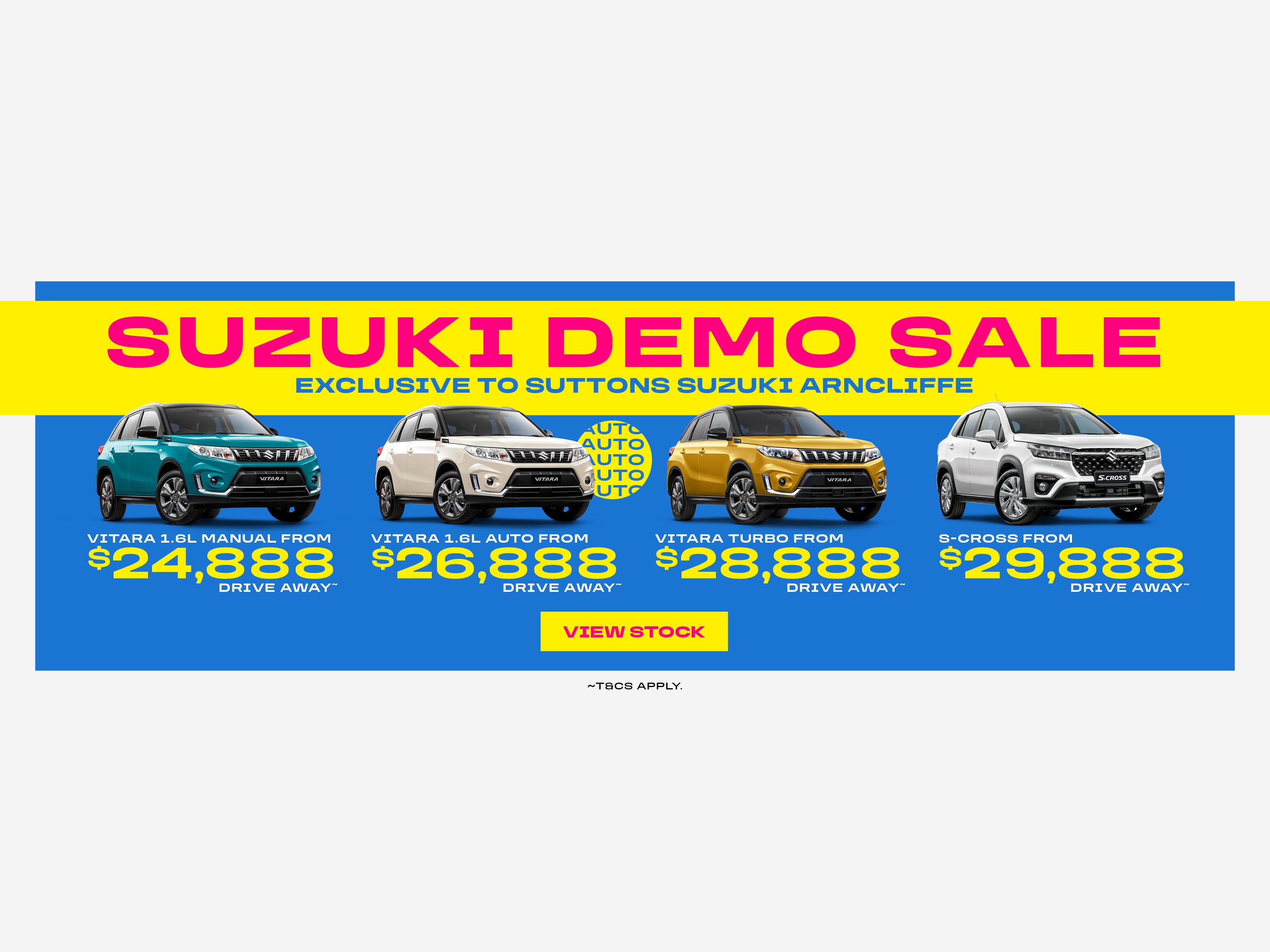 Demo sale