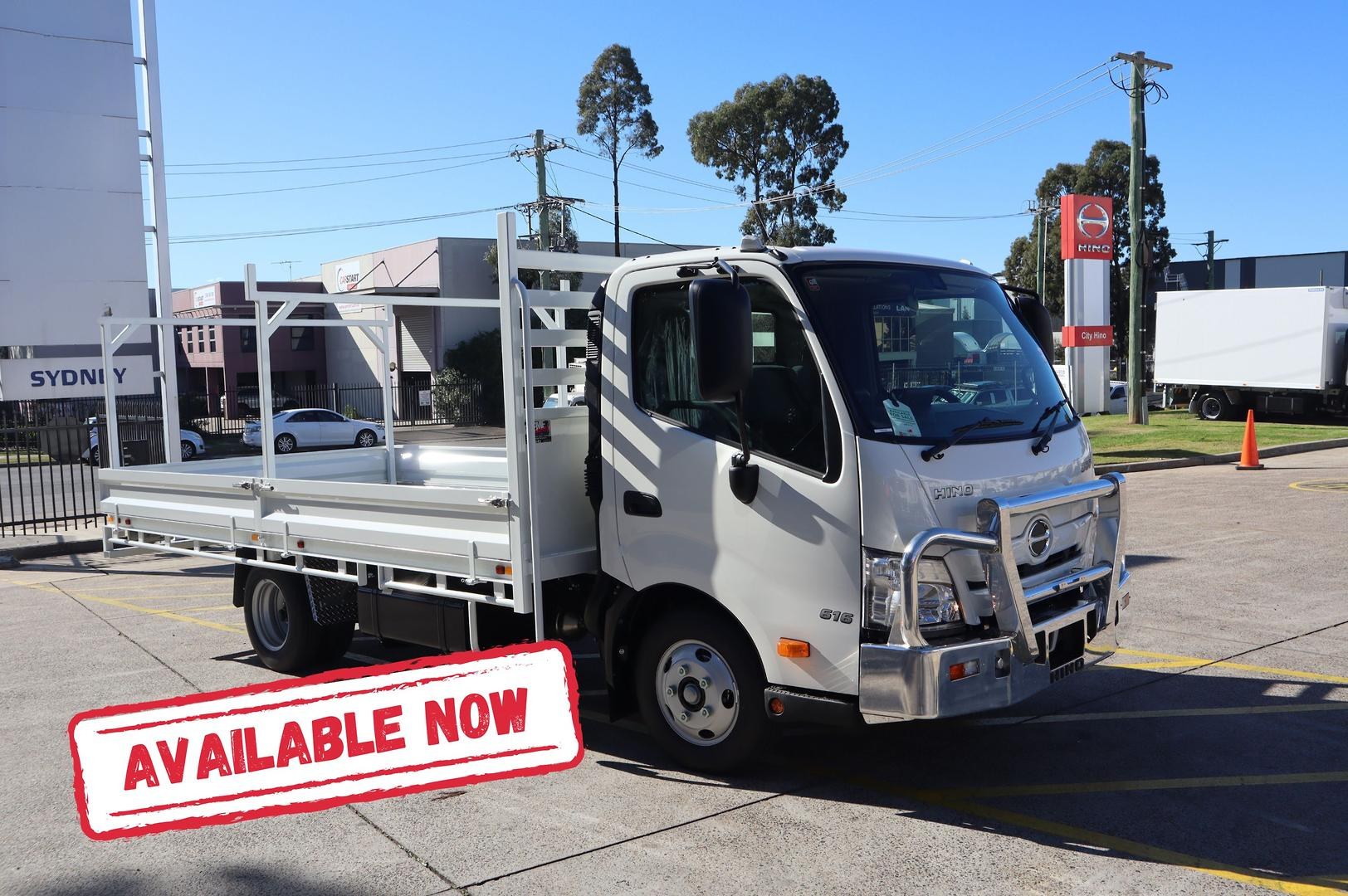 IVECO Sydney | 2025 Hino 300 Series 616 AT Wide Cab Steel Tray